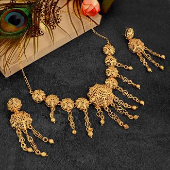 Gold zircon  chokers 2