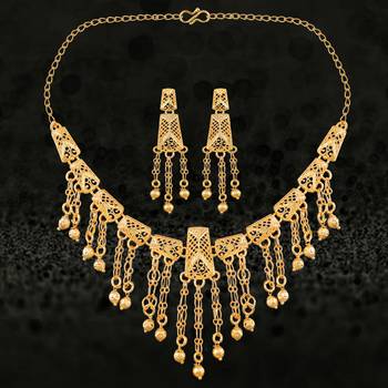 Gold zircon  chokers 3