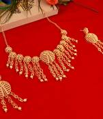 Gold zircon  chokers