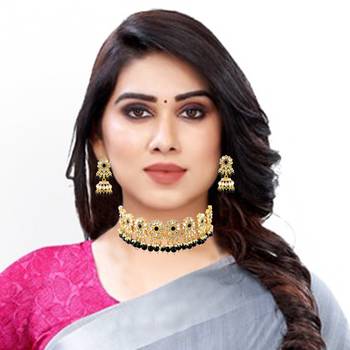 Black pearl necklace-sets 3