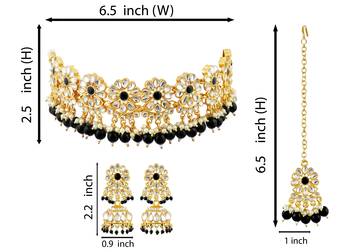 Black pearl necklace-sets 4