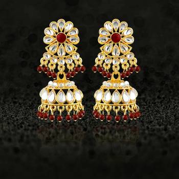Maroon pearl necklace-sets 2