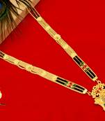 Multicolor zircon  mangalsutra