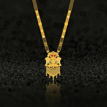 Multicolor zircon  mangalsutra 2