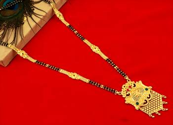 Multicolor zircon   mangalsutra 1