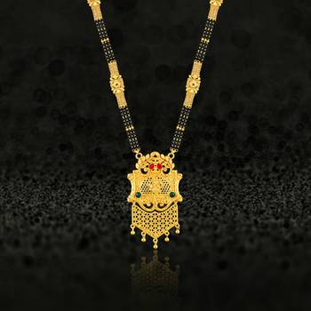 Multicolor zircon   mangalsutra 2