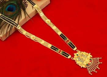 Multicolor zircon  mangalsutra 1