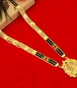 Multicolor zircon  mangalsutra