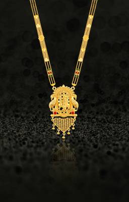 Multicolor zircon   mangalsutra 2