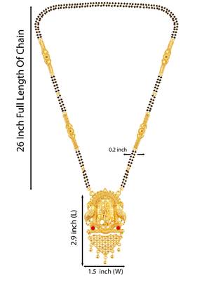 Multicolor zircon   mangalsutra 4
