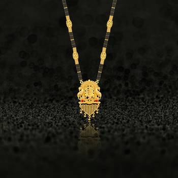 Multicolor zircon   mangalsutra 2