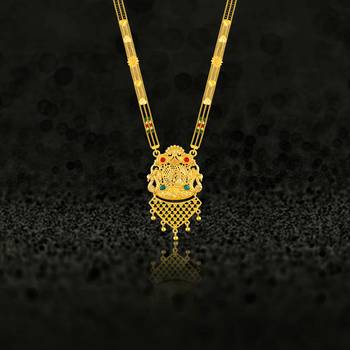 Multicolor zircon   mangalsutra 2