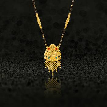 Multicolor zircon   mangalsutra 2