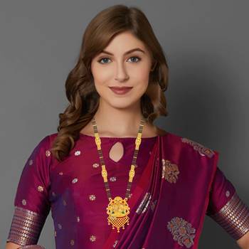 Multicolor zircon   mangalsutra 3