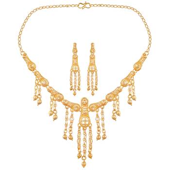 Gold zircon   chokers 5