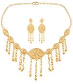 Gold zircon  chokers