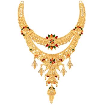Multicolor zircon   chokers 5