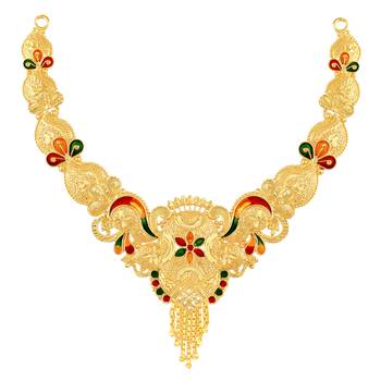 Multicolor zircon   chokers 5