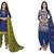 Multicolor printed crepe salwar