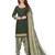 Multicolor printed crepe salwar