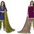 Multicolor printed crepe salwar