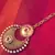 Pink Cubic Zirconia maang-tikka