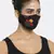 Anekaant 3-Ply Black & Multi Floral Embroidered Cotton Designer Mask