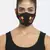 Anekaant 3-Ply Black & Multi Floral Embroidered Cotton Designer Mask
