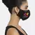 Anekaant 3-Ply Black & Multi Floral Embroidered Cotton Designer Mask