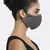 Anekaant 3-Ply Black & Silver Sequinned Polycotton Designer Mask