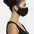 Anekaant 3-Ply Black Sequinned Polycotton Designer Mask