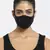 Anekaant 3-Ply Black Sequinned Polycotton Designer Mask (Pack of 3)
