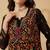Hand Crafted Black Georgette Lucknowi Chikankari Indian Women Kurta With Slip
