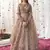 Pink embroidered net salwar