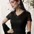 Black embroidered net salwar