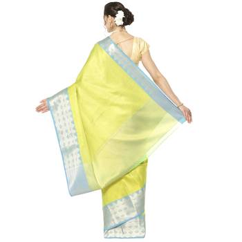 Beige woven art silk sarees saree with blouse 2