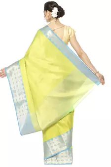 Beige woven art silk sarees saree with blouse