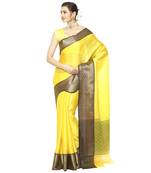 Beige woven art silk sarees saree with blouse