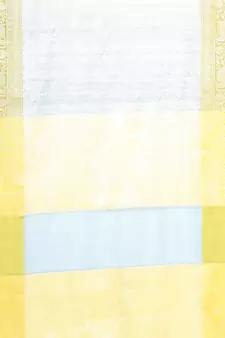 Blue woven Faux kanchipuram silk saree with blouse