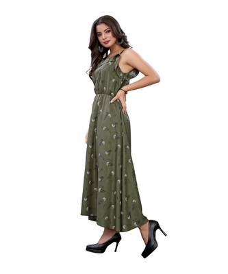 Green Slub Cotton Casual Wear Abstract Print Kurta 4