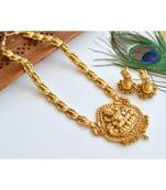 Divine Antique Kemp Ganesh-lakshmi Haar Set- DJ05341