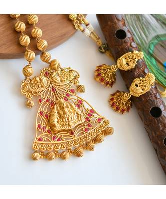 Divine Kemp Lakshmi Haar Set- DJ05343 2
