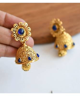 Divine Antique Blue Lakshmi Necklace Set-dj05412 2