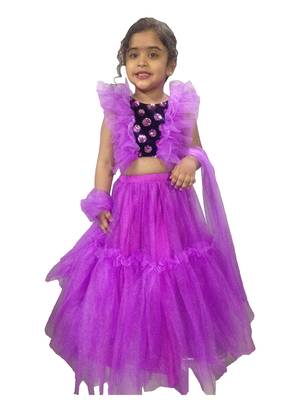 Aglare Beautiful net  lehenga choli choli, for small girls 1