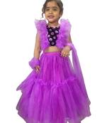 Aglare Beautiful net  lehenga choli choli, for small girls