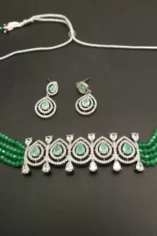 Green necklaces