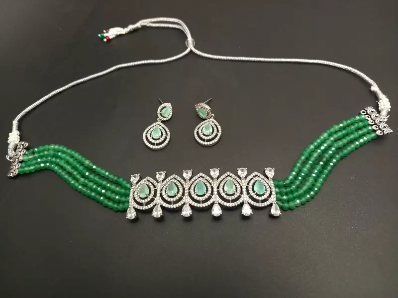 Green necklaces