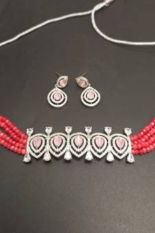 Pink necklaces