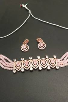 Pink necklaces