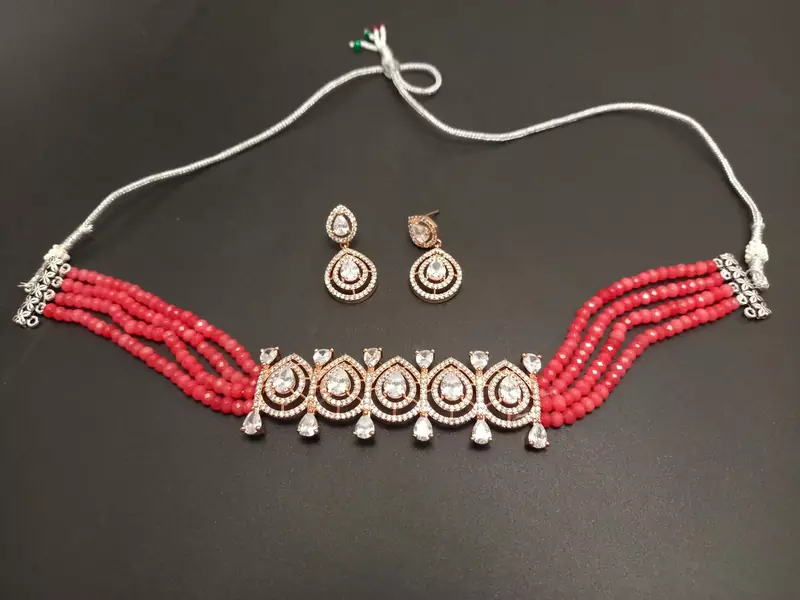 White necklaces